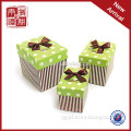 manufacturer custom logo gift box with ribbon design